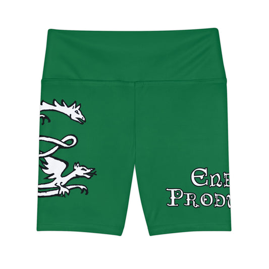 DARK GREEN - Endless Productions Bike Shorts