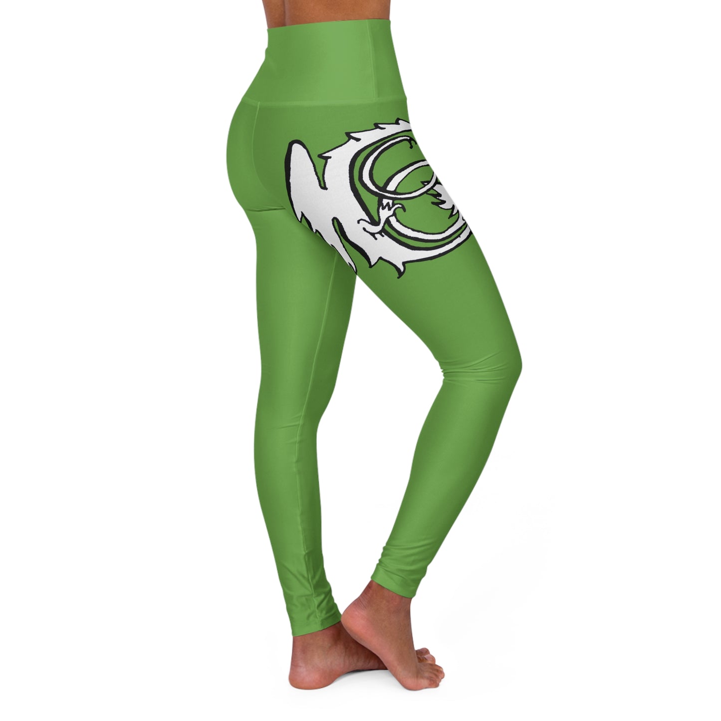 LIGHT GREEN - Endless Productions High waste full length leggings