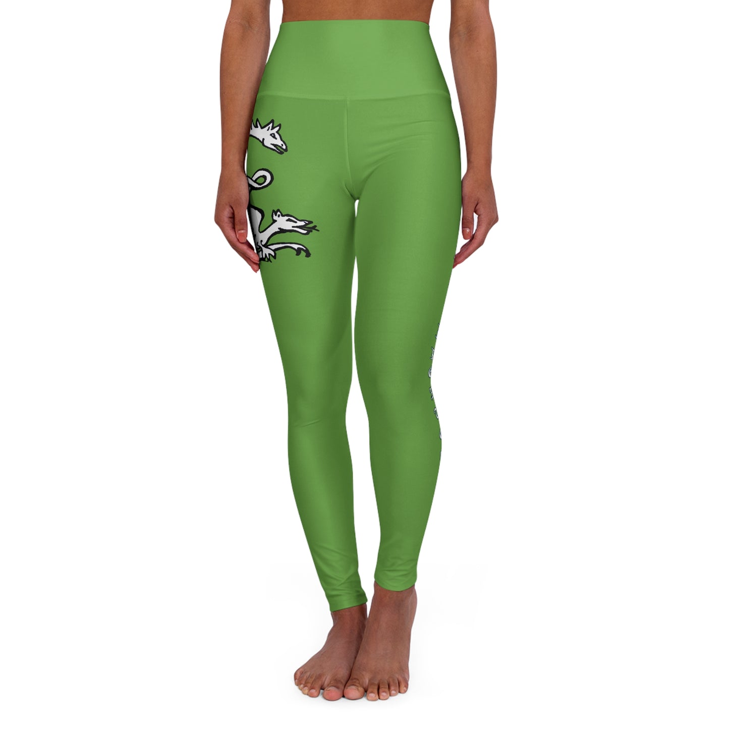LIGHT GREEN - Endless Productions High waste full length leggings