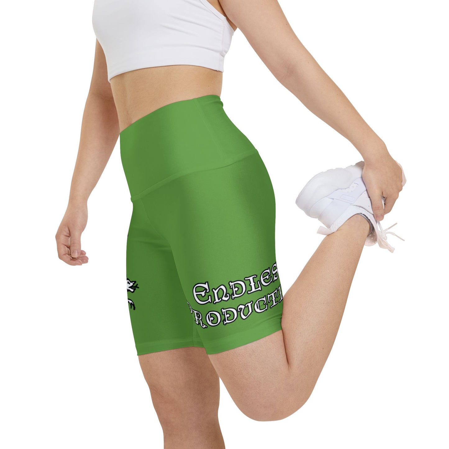 LIGHT GREEN - Endless Productions Bike Shorts