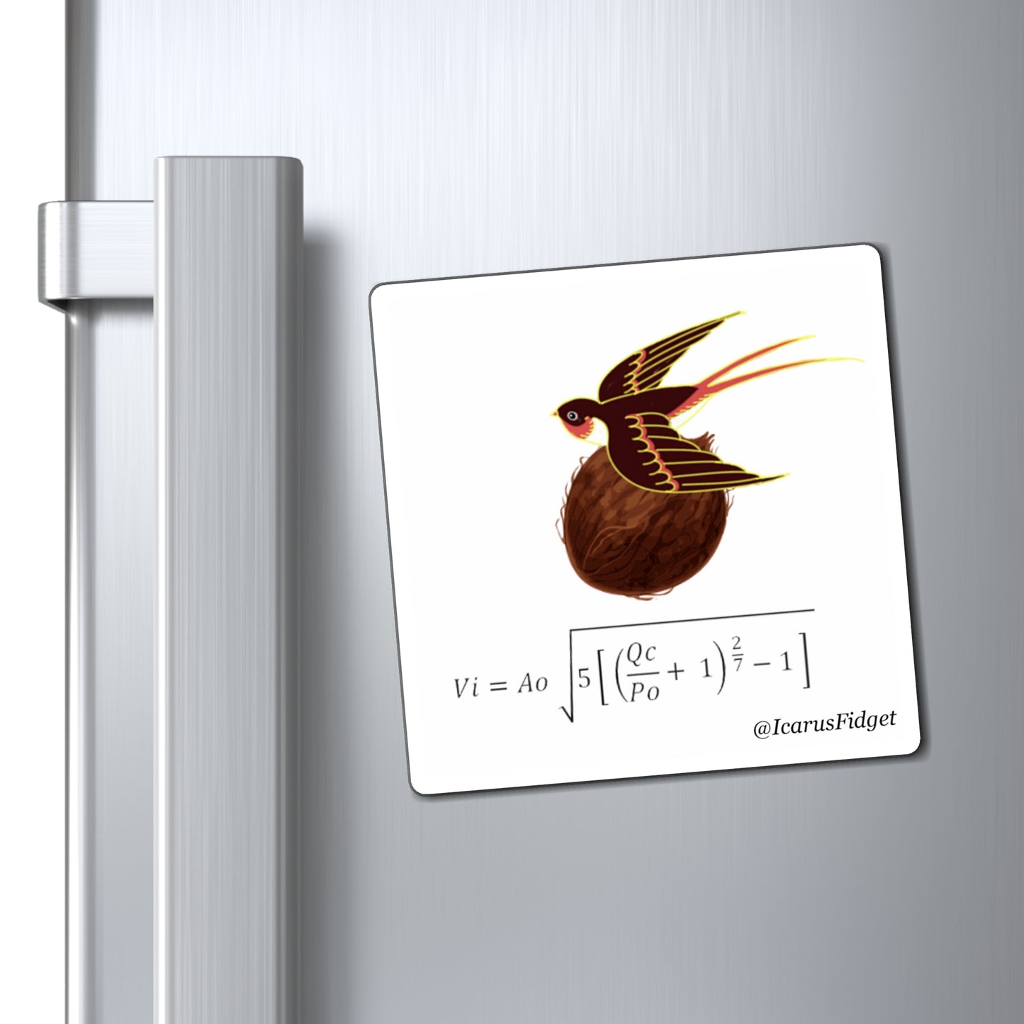 Air Velocity of an unladen swallow - Magnets