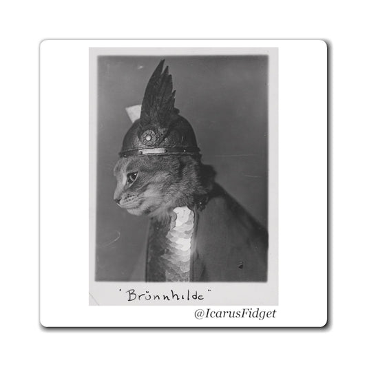 Brunhilde the Valkyrie Cat - Magnets