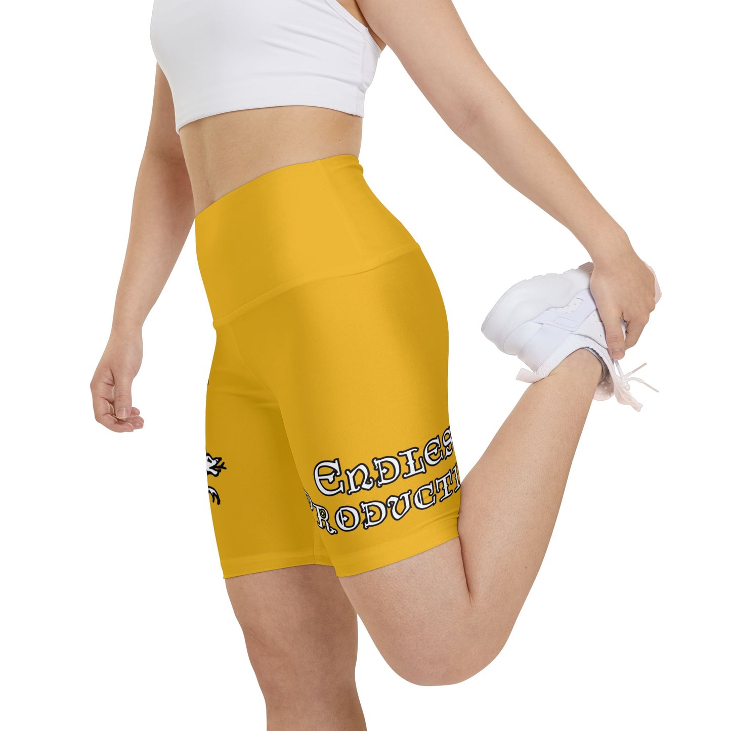 YELLOW - Endless Productions Bike Shorts