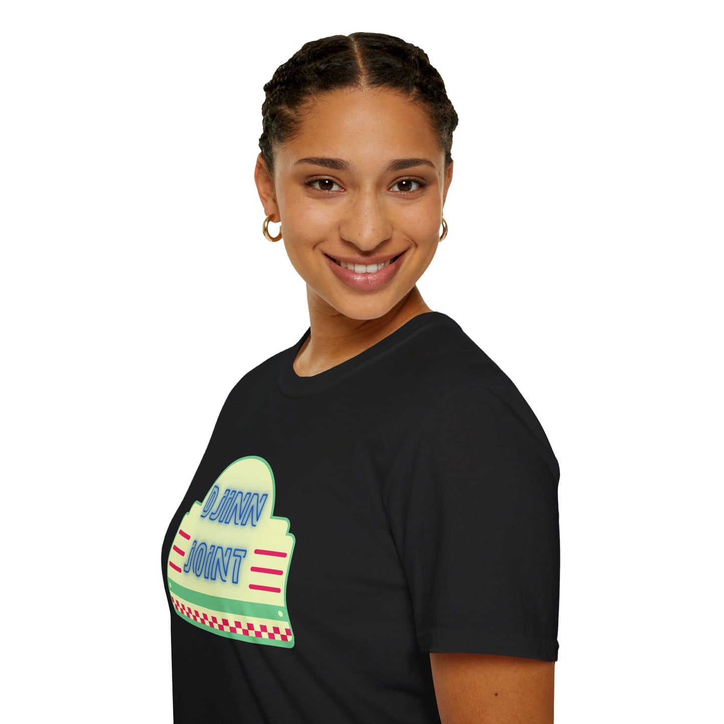Djinn Joint Neon Diner Logo, Retro Magical Vibes Shirt