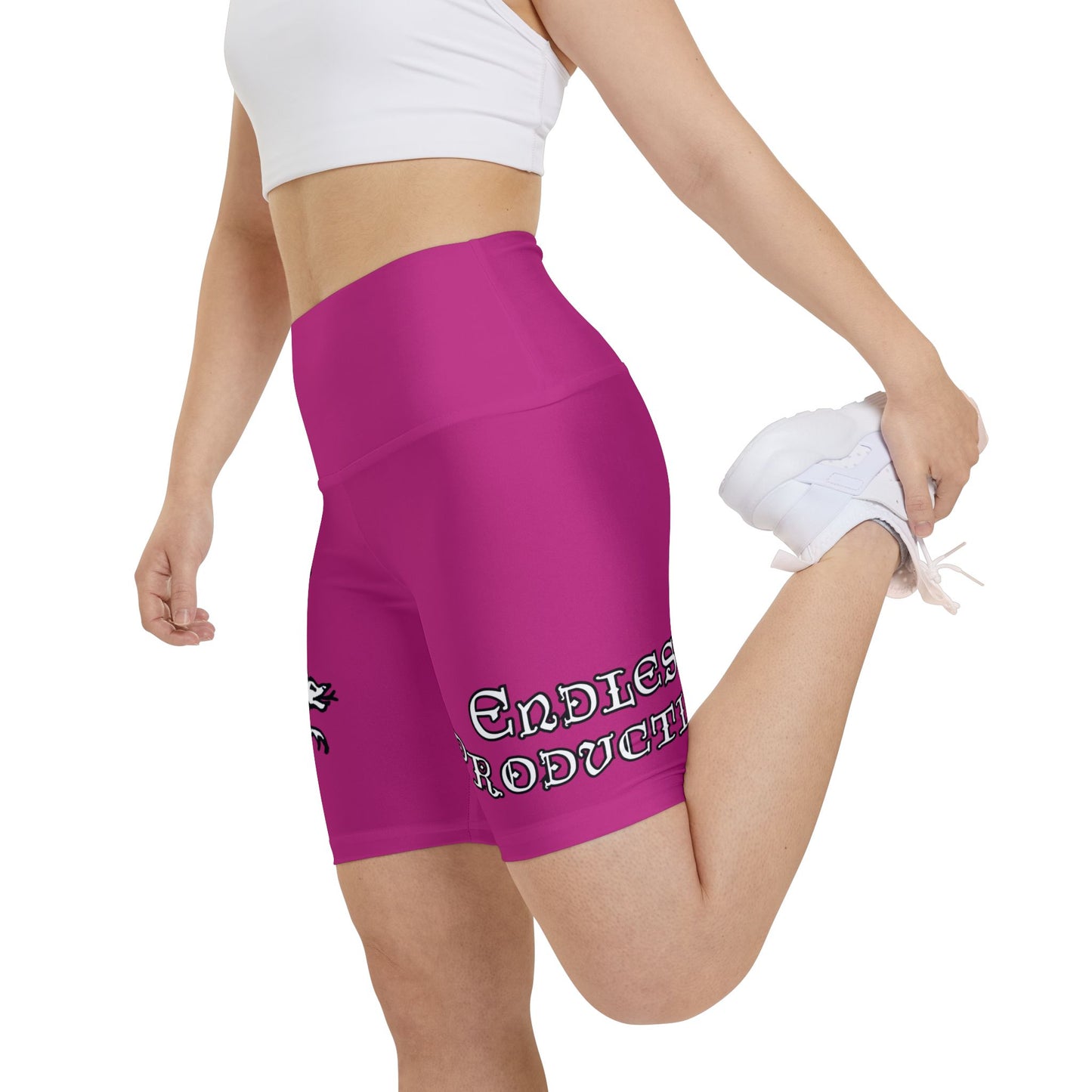 PINK - Endless Productions Bike Shorts