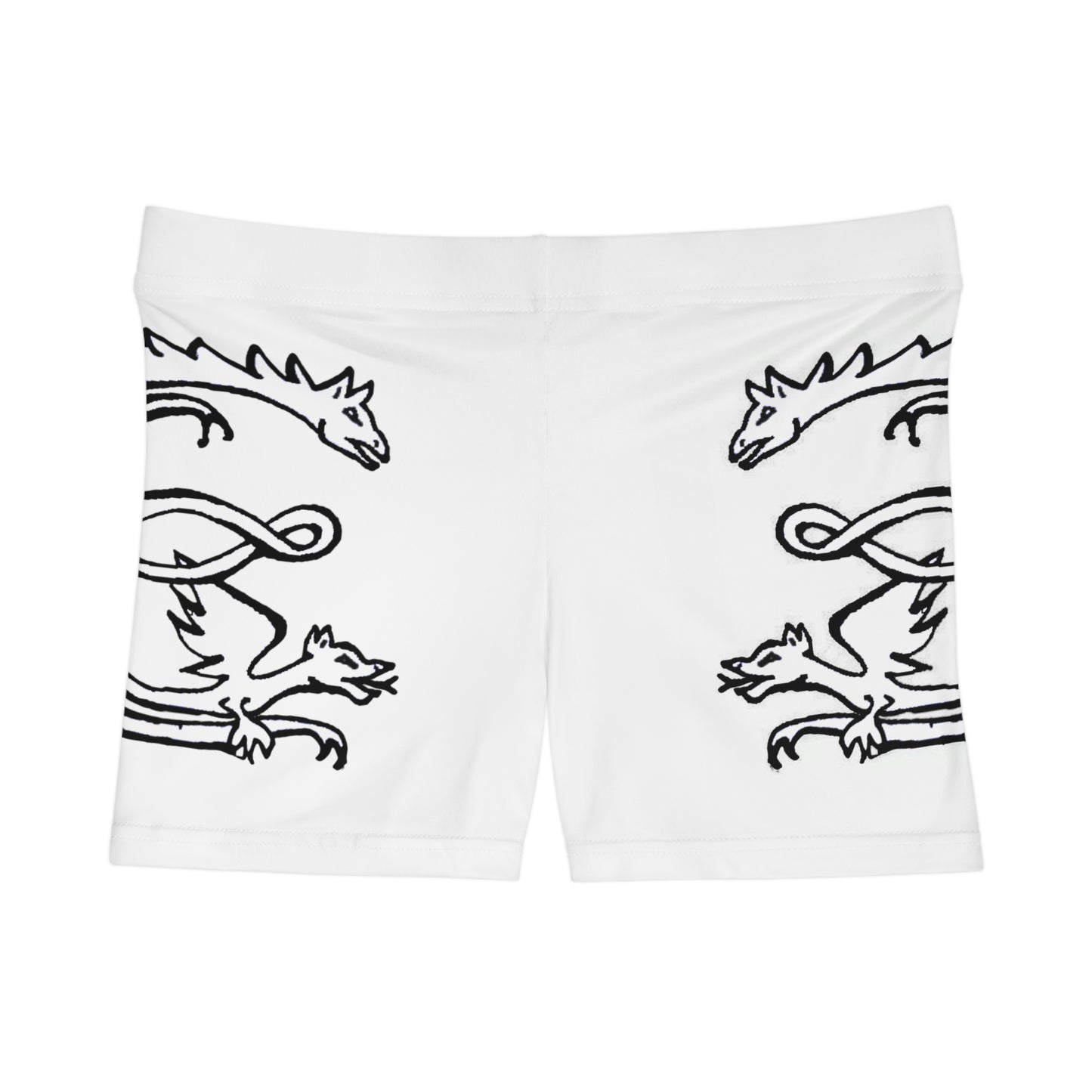 WHITE - Endless Productions Dancer Shorts