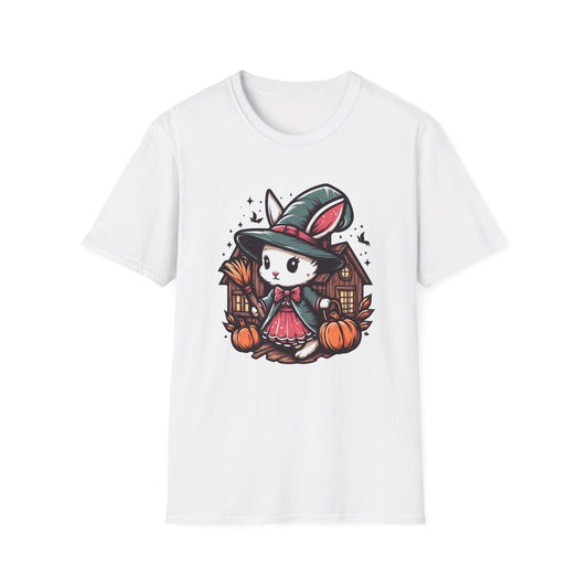 Cottage core Bunny Witch T-Shirt