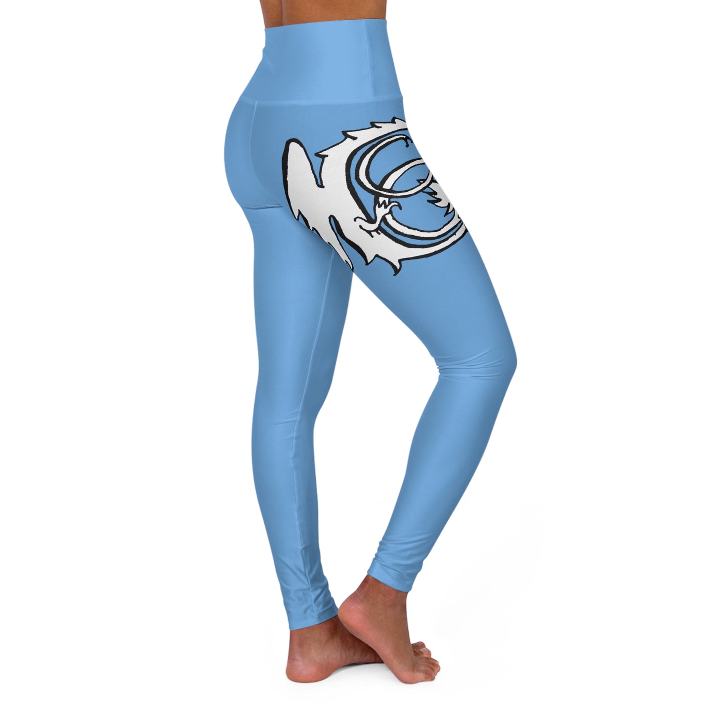 LIGHT BLUE - Endless Productions High waste full length leggings