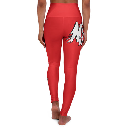 RED - Endless Productions High waste full length leggings