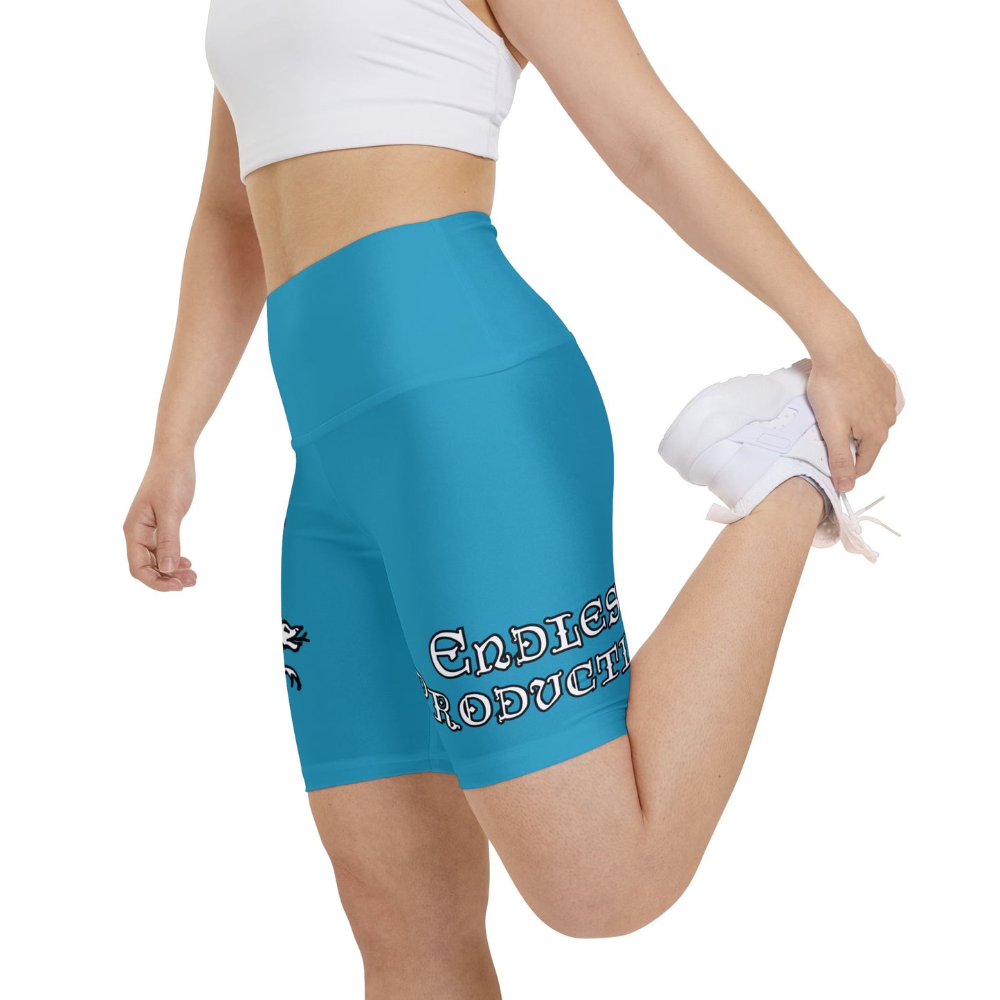 TURQUOISE - Endless Productions Bike Shorts