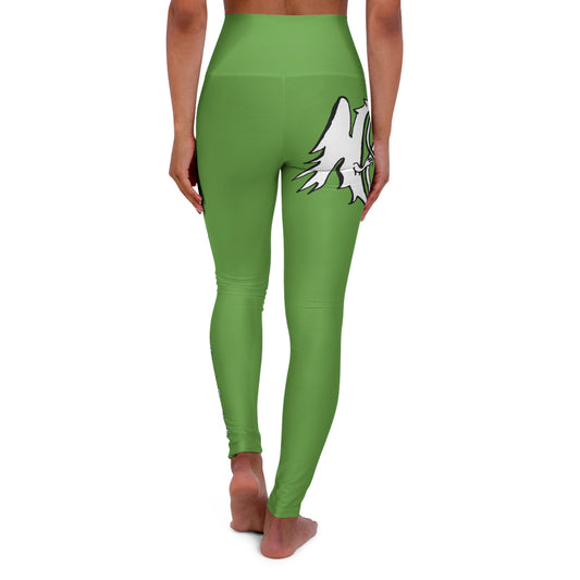 LIGHT GREEN - Endless Productions High waste full length leggings