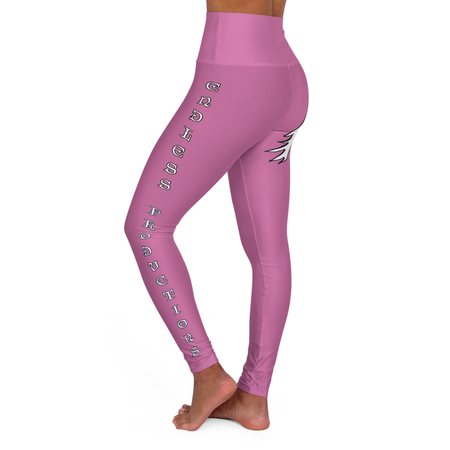 LIGHT PINK - Endless Productions High waste full length leggings
