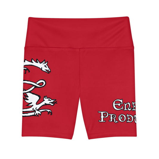 DARK RED - Endless Productions Bike Shorts
