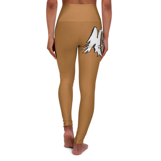 LIGHT BROWN - Endless Productions High waste full length leggings