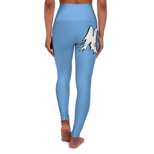 LIGHT BLUE - Endless Productions High waste full length leggings