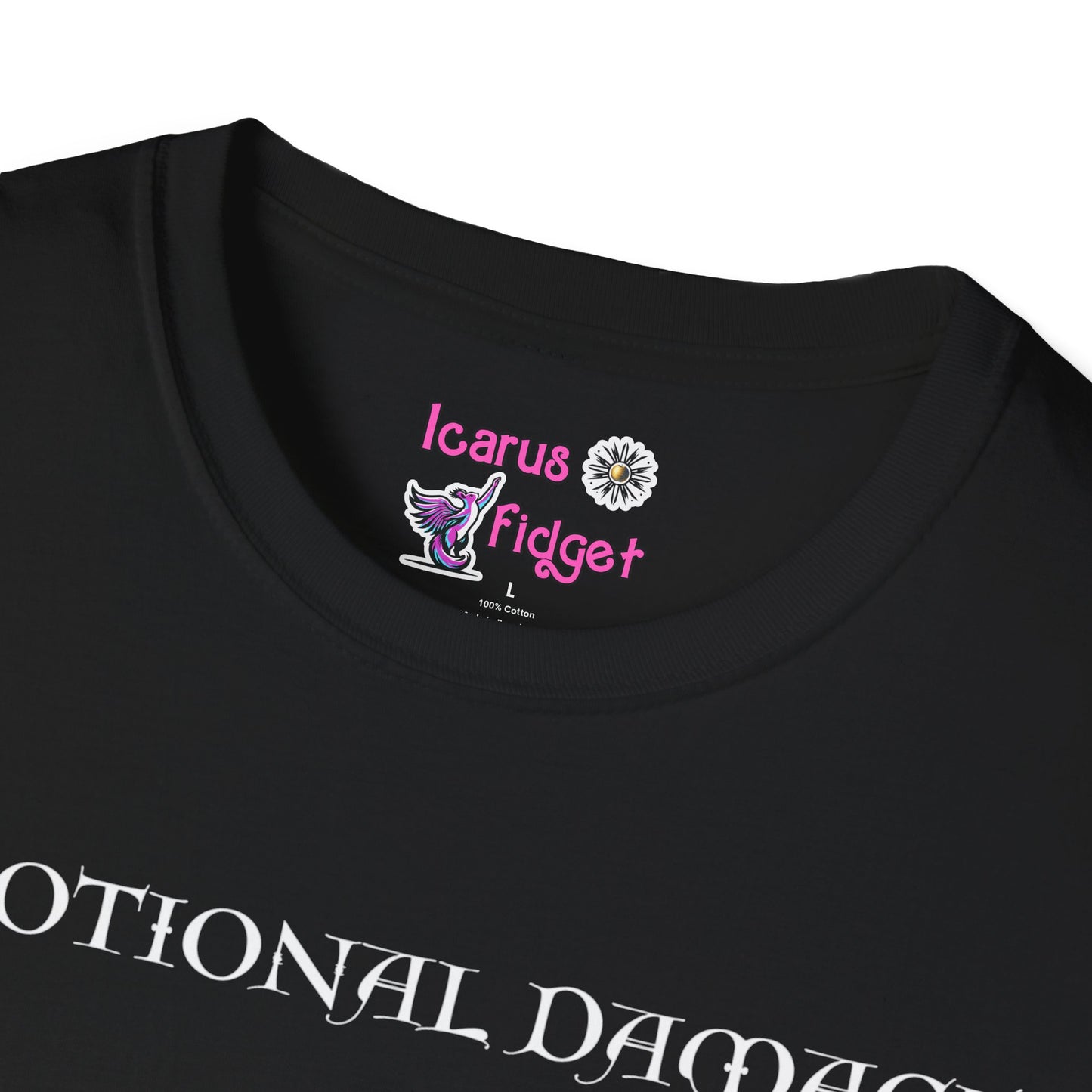 Emotional Damage Nat 1 Fail T Shirt, Critical Fail D20 Nat 1 RPG Tee, TTRPG Gamer Gift, Nerdy Gothic Dice Goblin Fashion