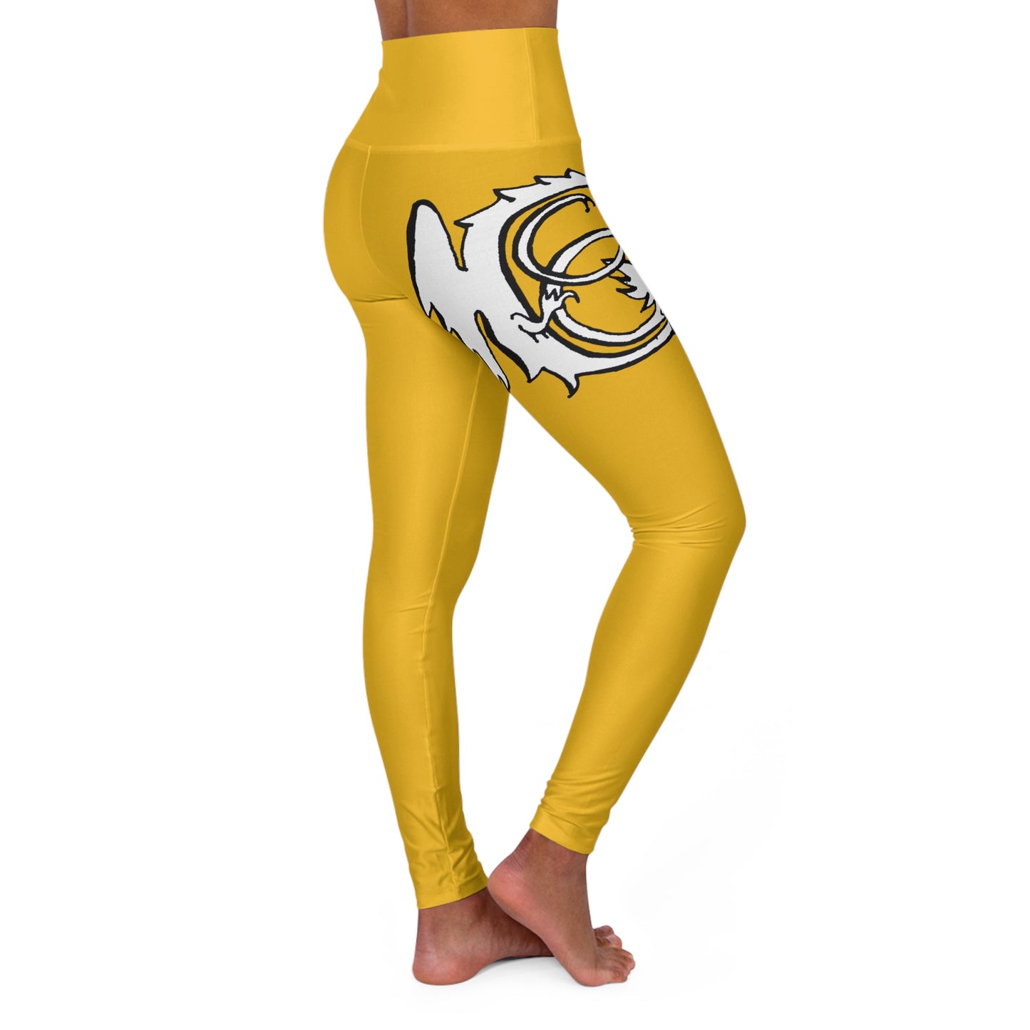 YELLOW - Endless Productions High waste full length leggings