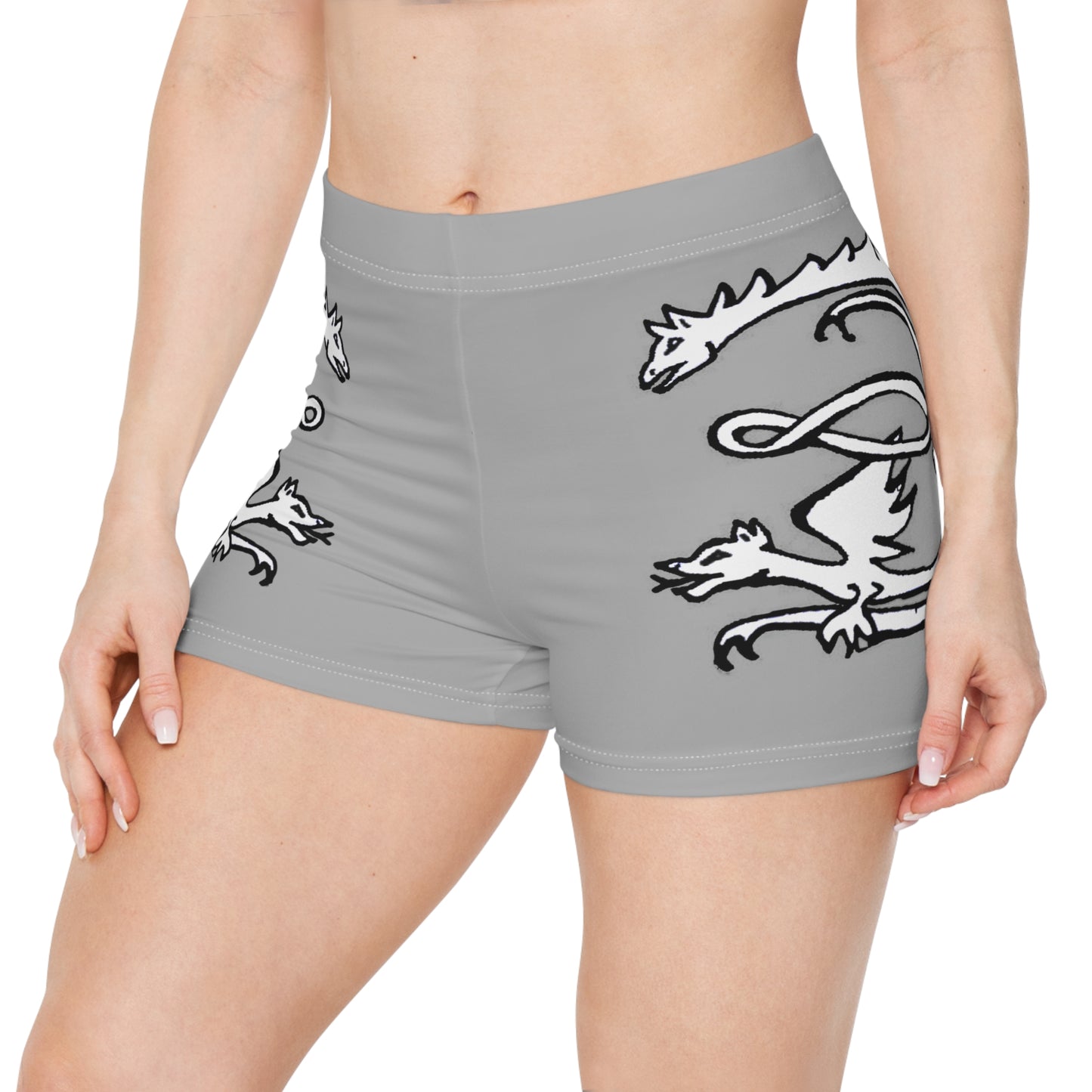 LIGHT GREY - Endless Productions Dancer Shorts