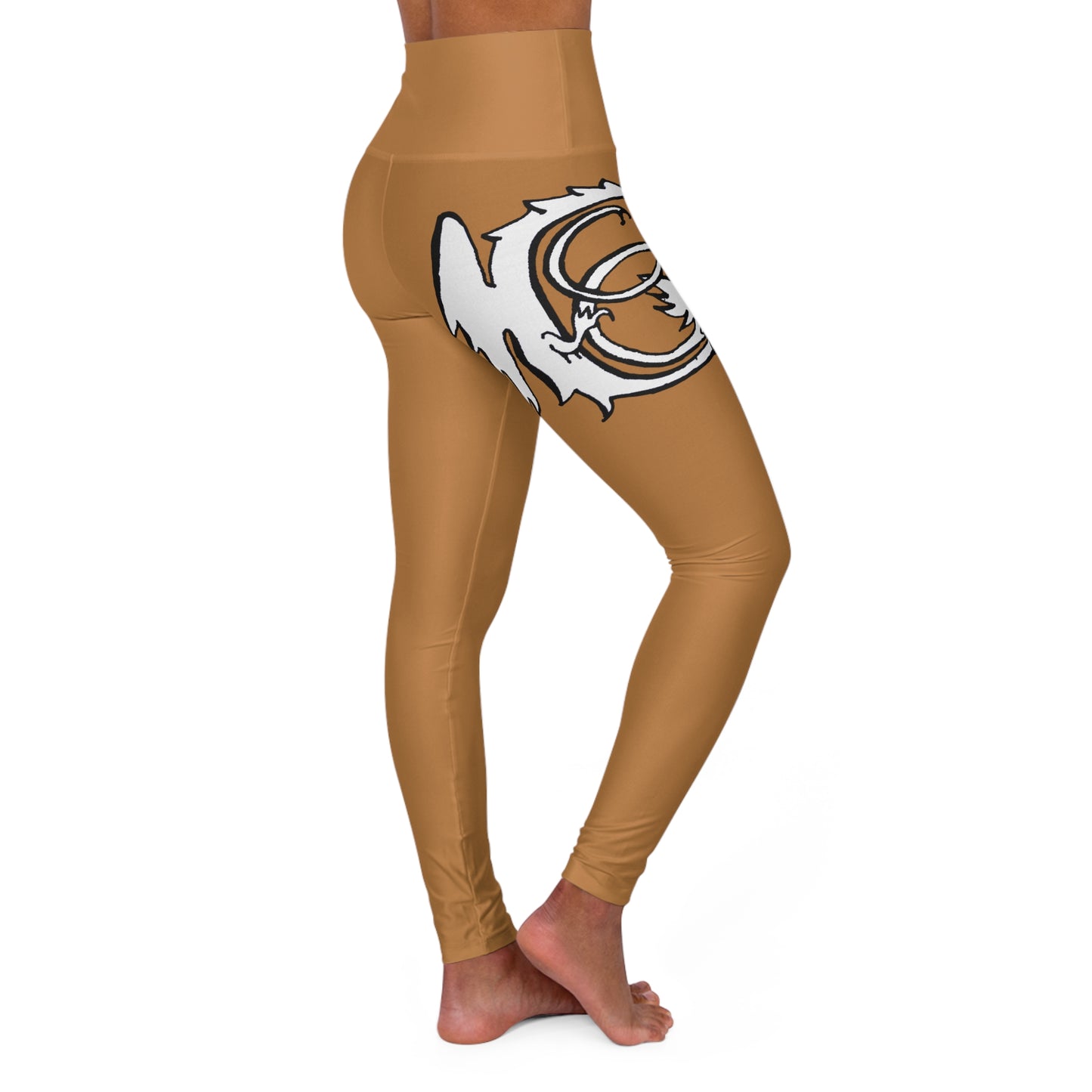 LIGHT BROWN - Endless Productions High waste full length leggings