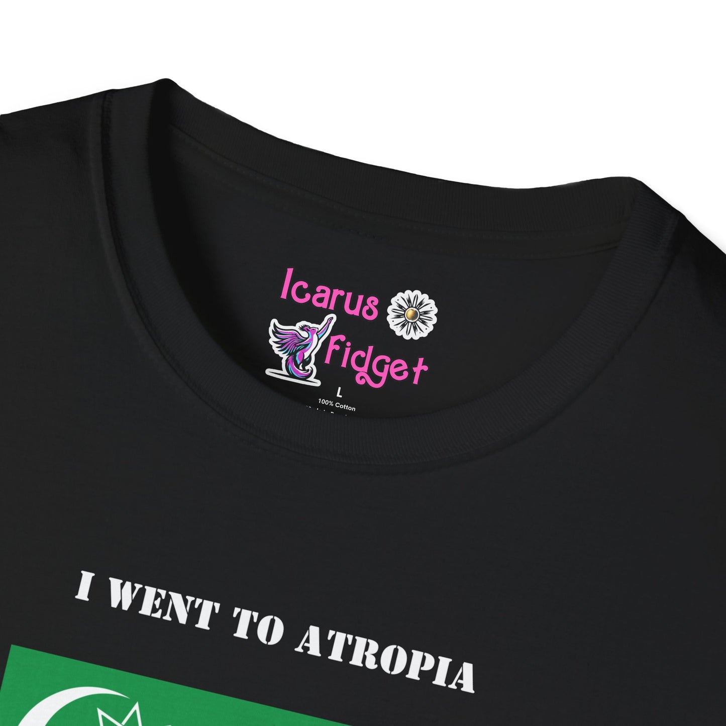 Visit Beautiful Atropia Shirt. Retro Travel Souvenir Tee from a Country That Totally Exists, Trust Me