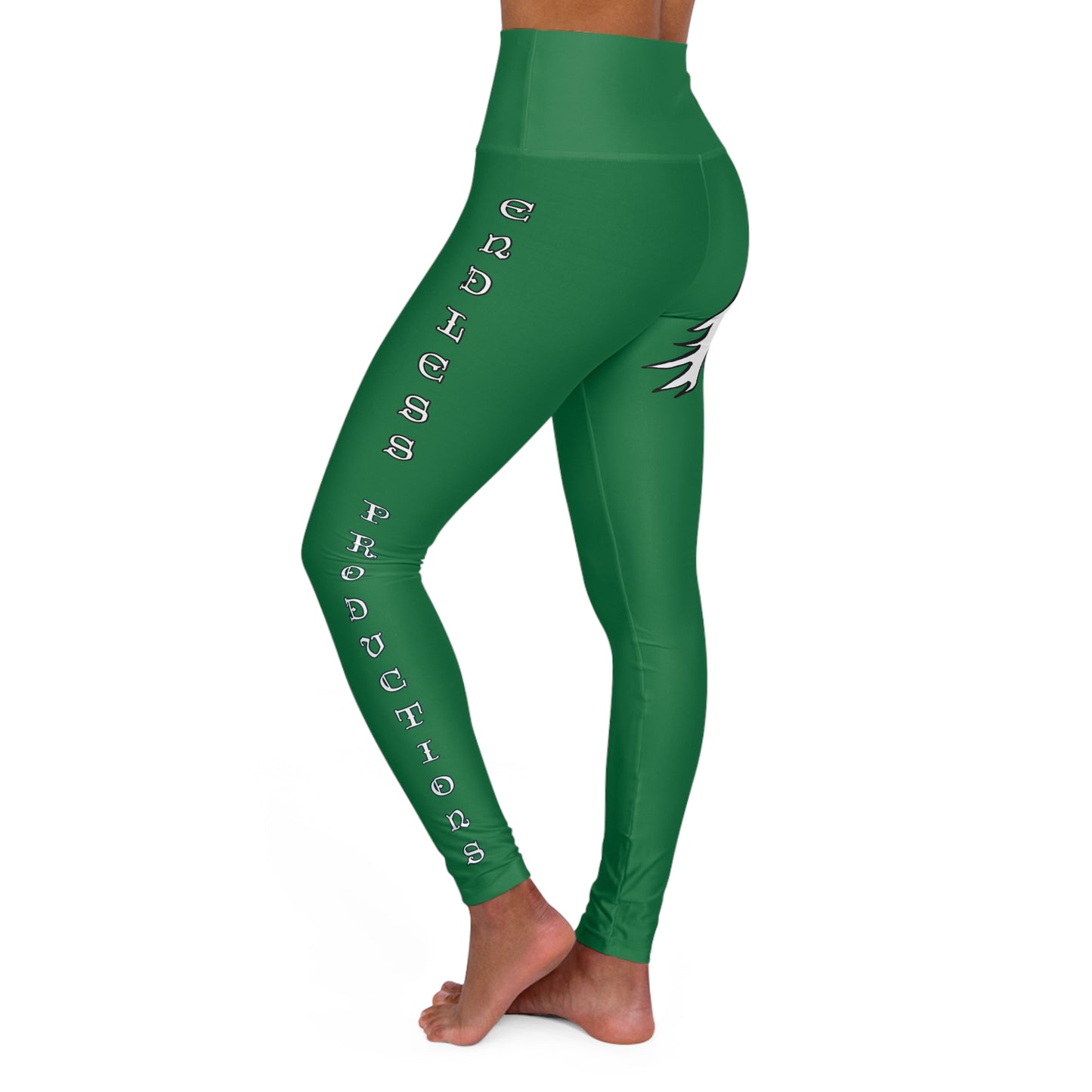 GREEN - Endless Productions High waste full length leggings