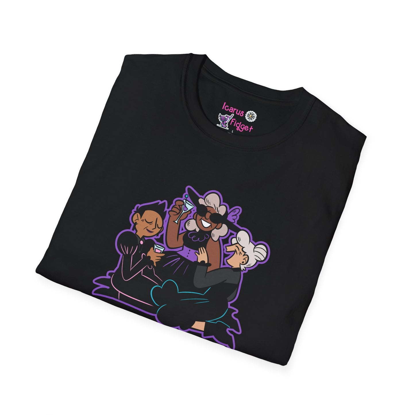 Gothsip Shirt, Gothic Girl Gang Tee, Dark Humor Cocktail Coven Aesthetic