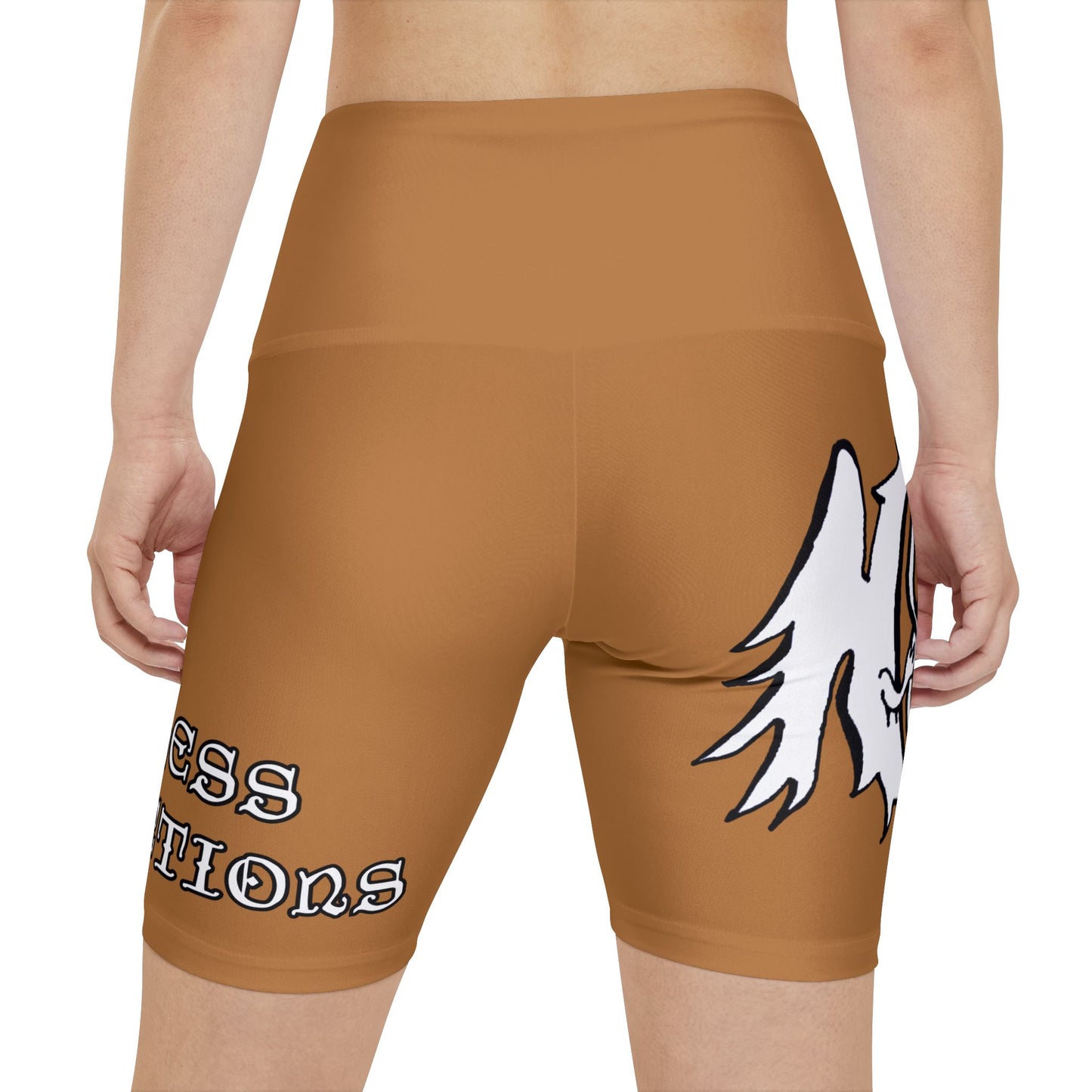 LIGHT BROWN - Endless Productions Bike Shorts