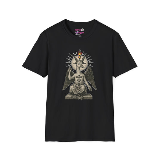 Goosphomet Shirt, Occult Goose Meme T Shirt, Dark Humor Witchcore Tee, Cursed Baphomet Goose Aesthetic