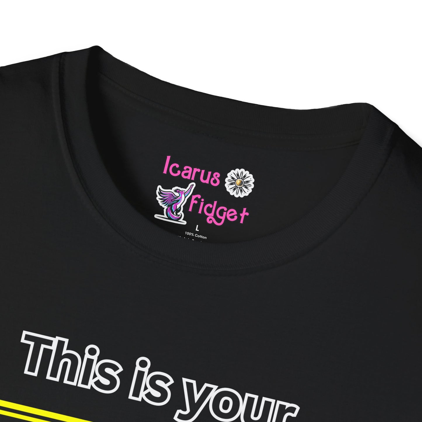 This Is Your Warning Shirt, Bold Safety Label Meme Tee, Loud Sasscore Graphic Design
