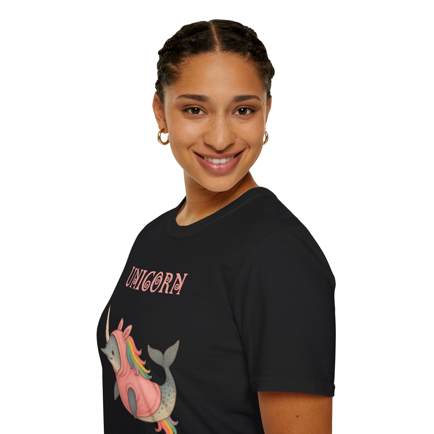 Unicorn Narwhal Shirt, Cute Narwhal in Unicorn , Pastel Animal Meme T Shirt, Funny Kawaii LGBTQ Gift