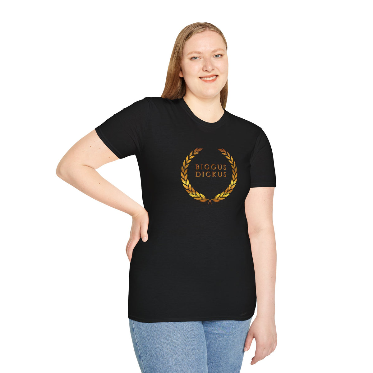 Biggus Dickus Laurel Wreath T-Shirt | Roman Satire Comedy Tee