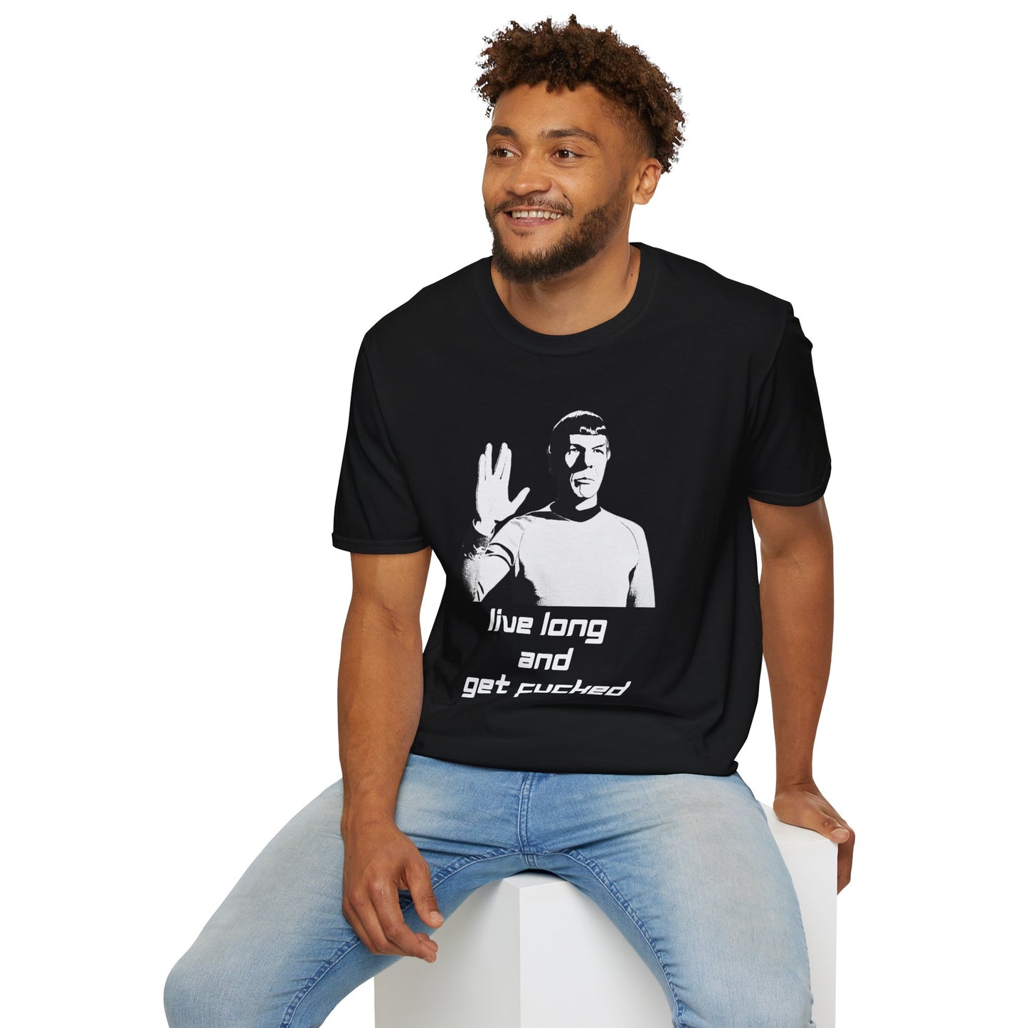 Space Logic Rebel Shirt, Snarky Sci-Fi Inspired Tee, Parody Graphic Bold Exit Line