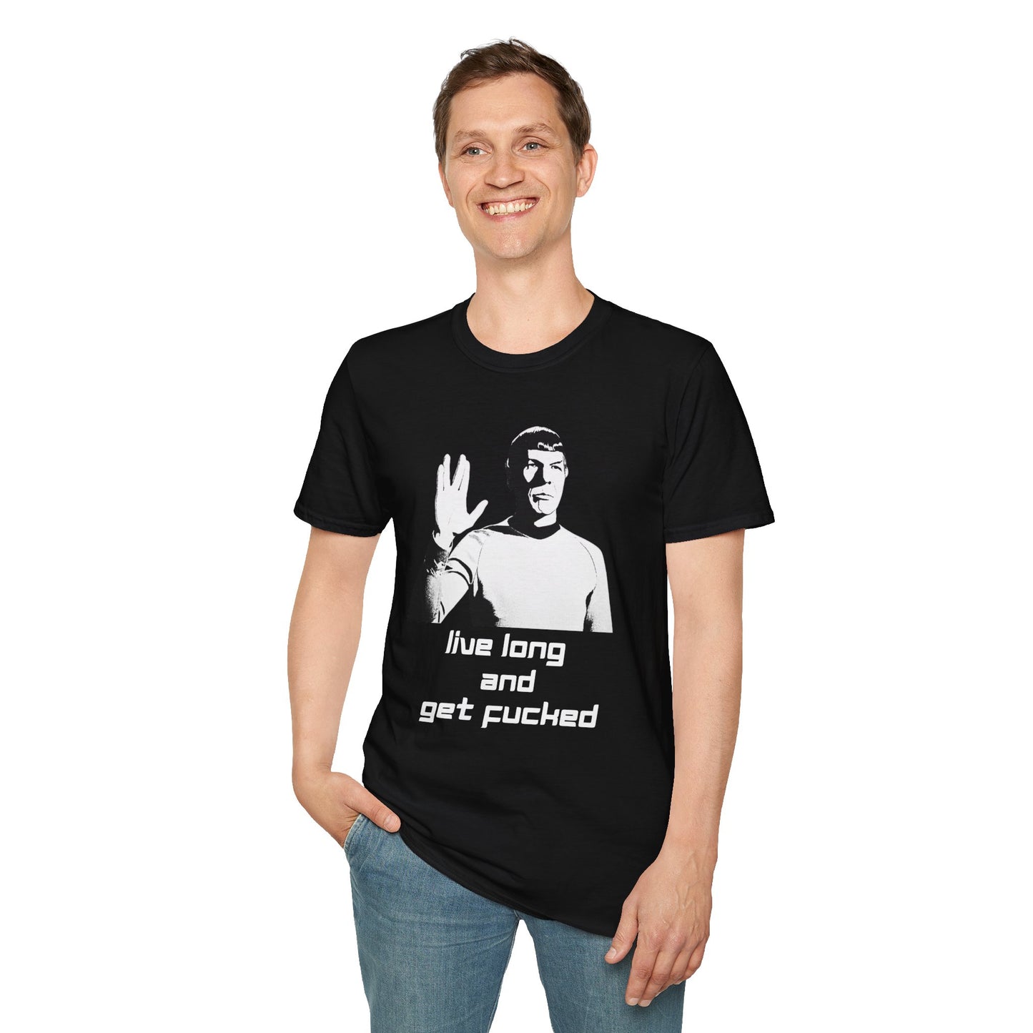 Space Logic Rebel Shirt, Snarky Sci-Fi Inspired Tee, Parody Graphic Bold Exit Line