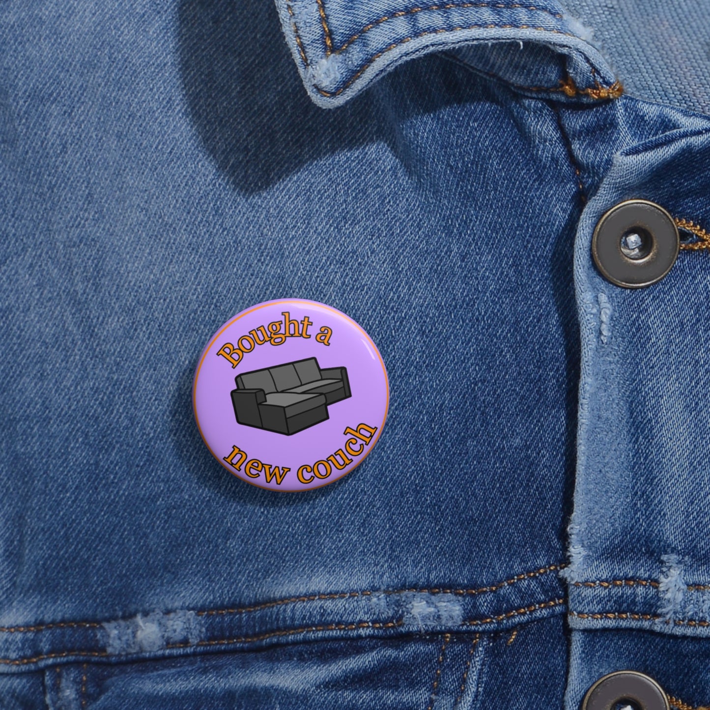 Bought a new couch (Adult Merit Badge) - pin button