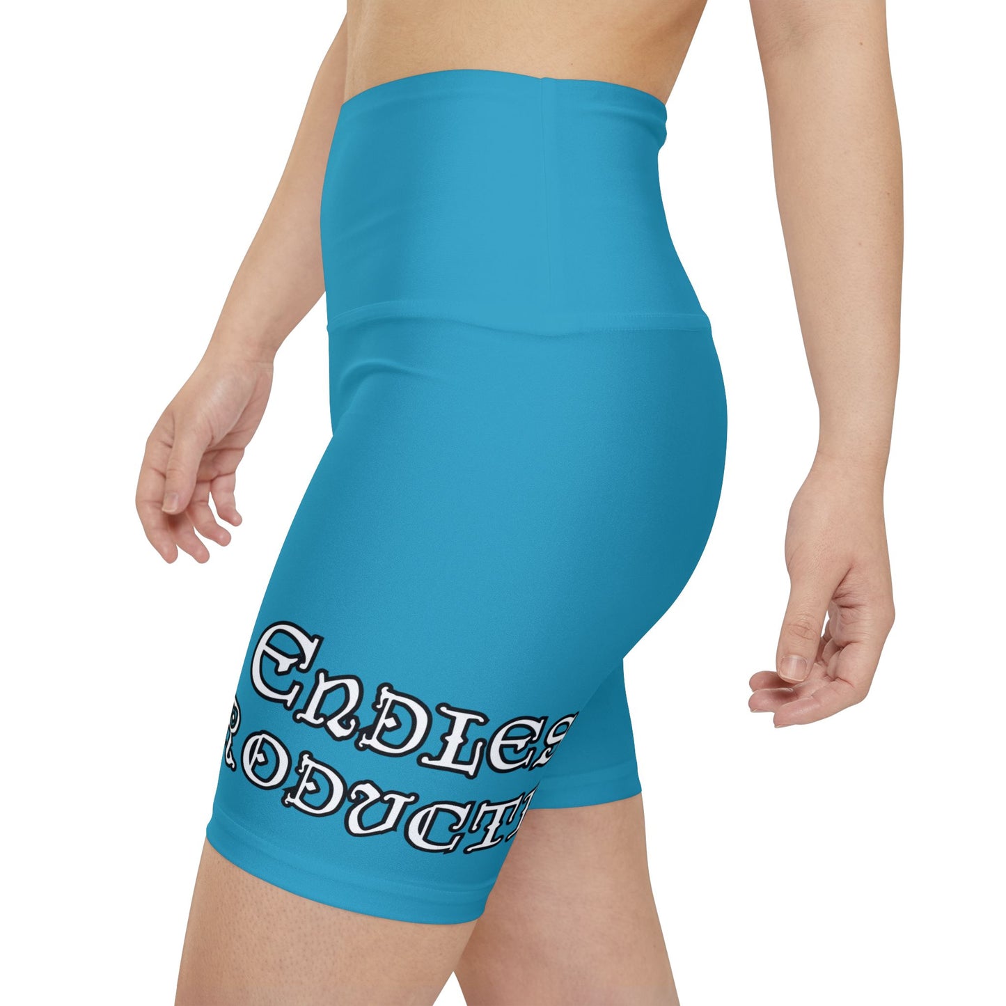 TURQUOISE - Endless Productions Bike Shorts