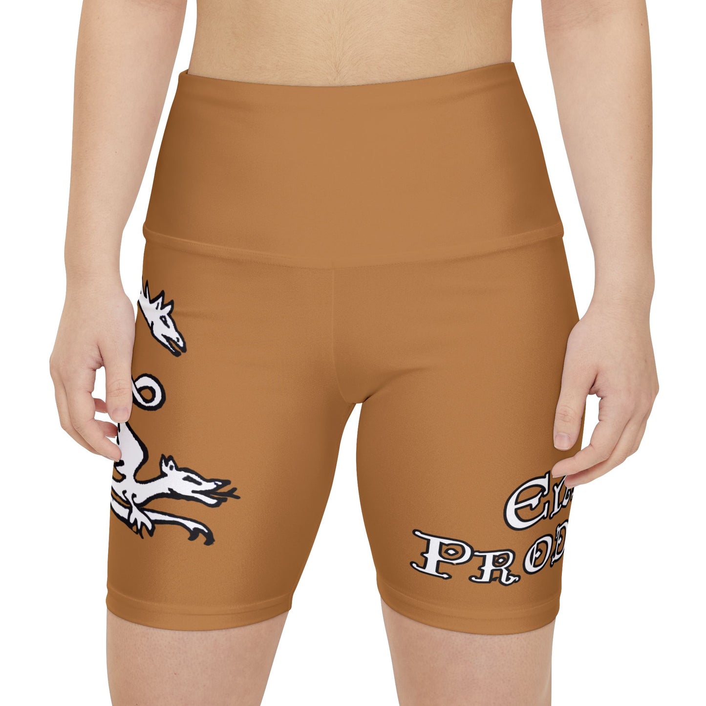 LIGHT BROWN - Endless Productions Bike Shorts