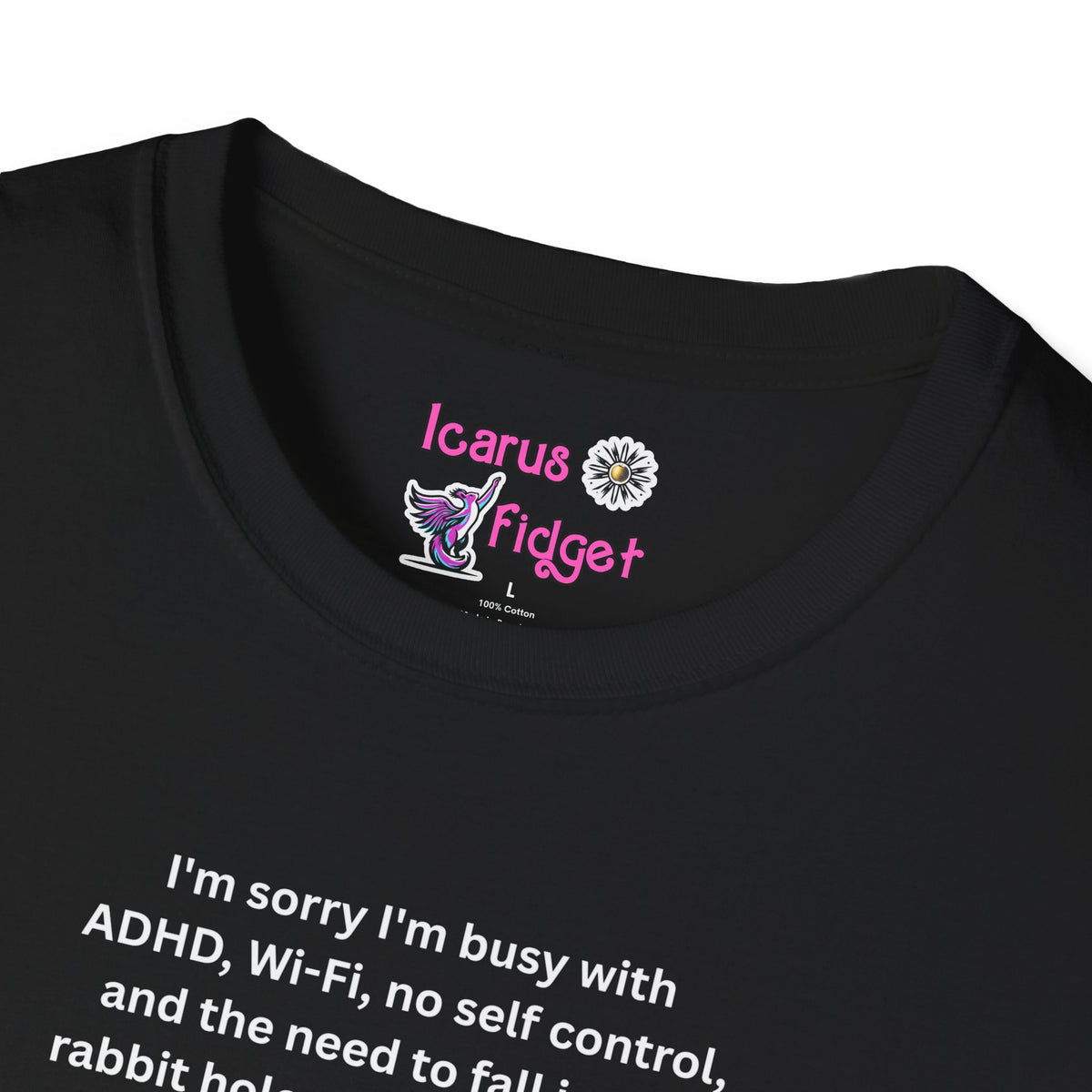 ADHD WiFi No Self Control Tee, Neurodivergent Humor Graphic Shirt