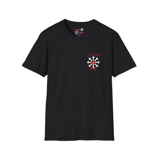 Unisex Softstyle T-Shirt: Edgy Street Vibes, Perfect for Adventure Lovers, Casual Wear, Gift for Motorcyclists, Unique Graphic Tee