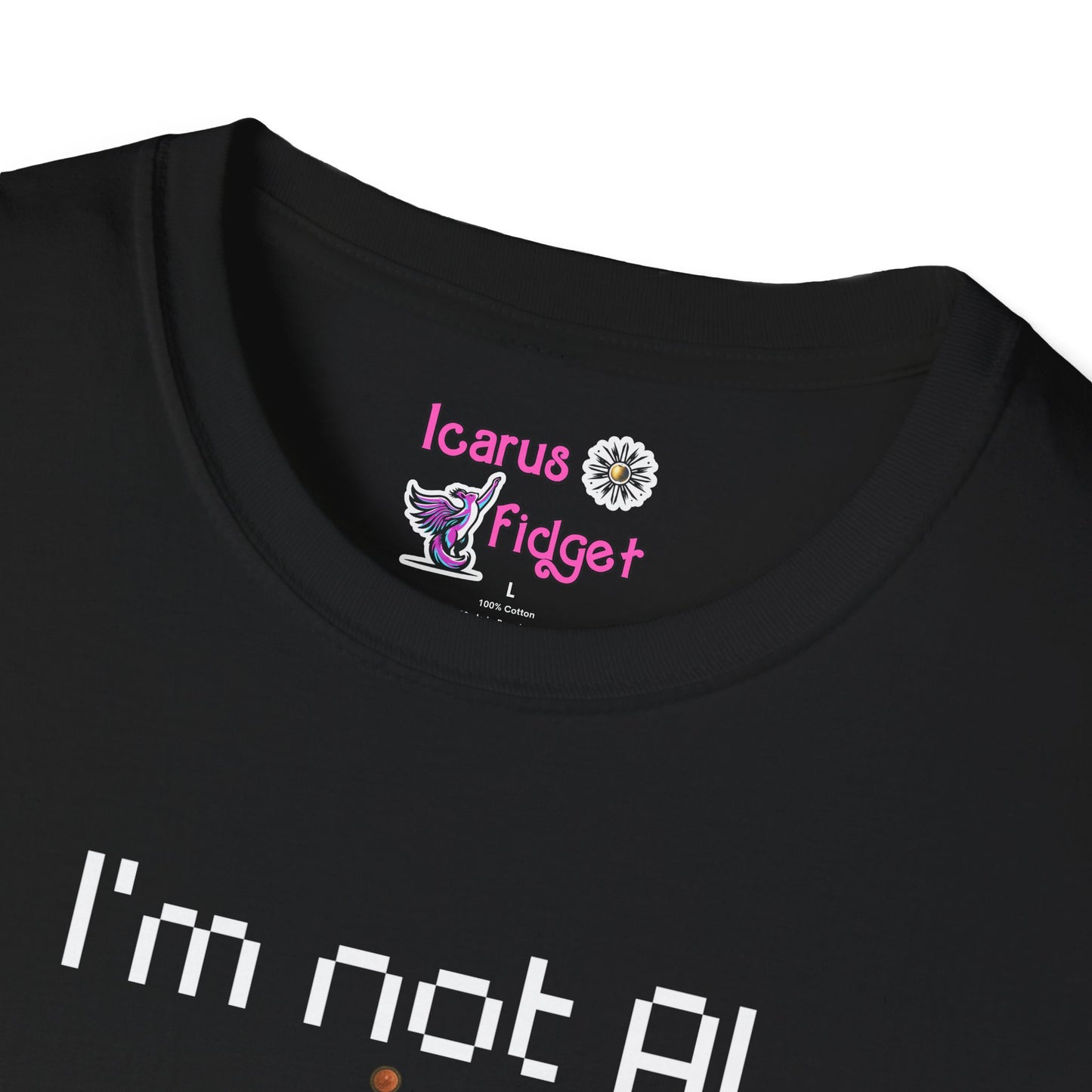I'm Not AI Just Autistic Shirt, Neurodivergent Pride Robot Tee, Autism Awareness Shirt, Funny Pixel Graphic T Shirt