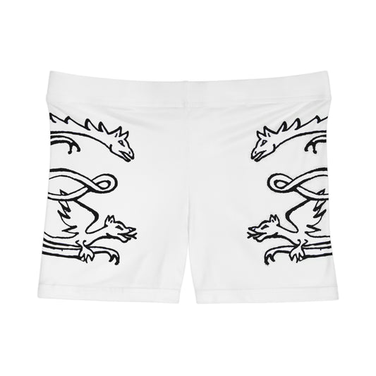 WHITE - Endless Productions Dancer Shorts