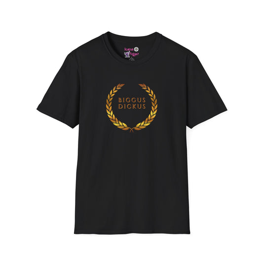 Biggus Dickus Laurel Wreath T-Shirt | Roman Satire Comedy Tee