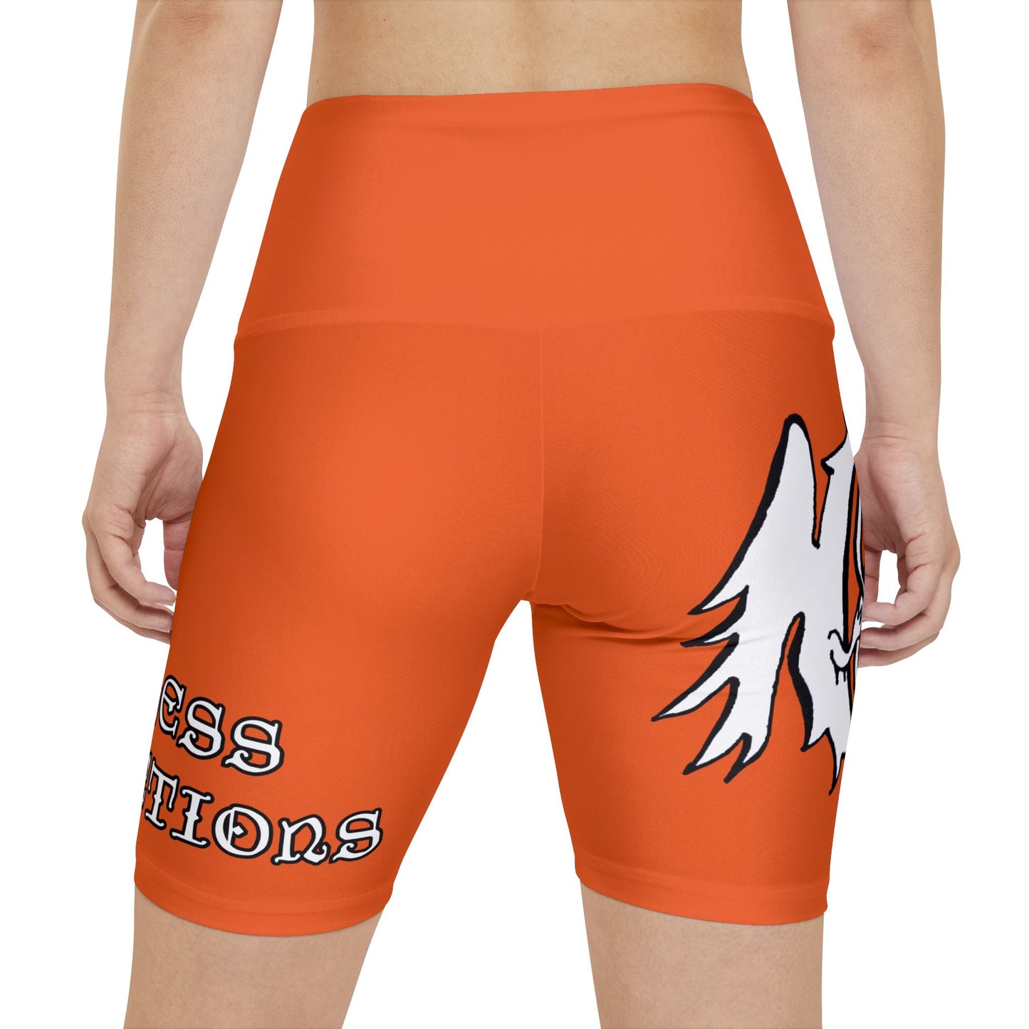 ORANGE - Endless Productions Bike Shorts