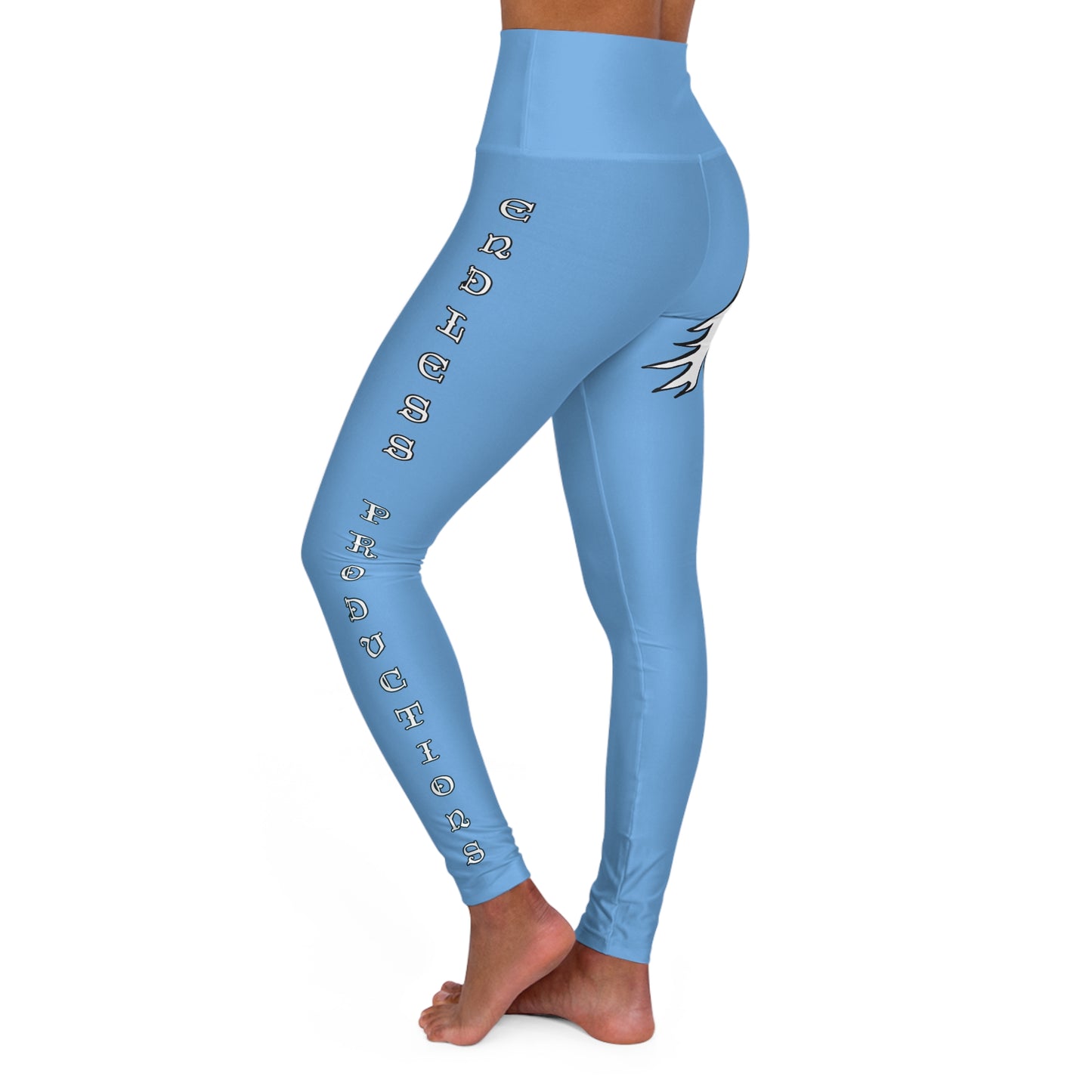 LIGHT BLUE -  Endless Productions High waste full length leggings