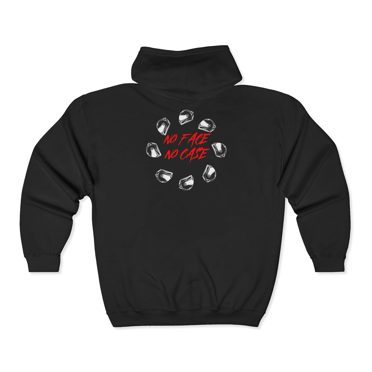 Unisex Full Zip Hoodie with Bold Graphic Design | Casual Wear, Street Style, Gifts for Him, Her, Holidays, Comfortable Layering