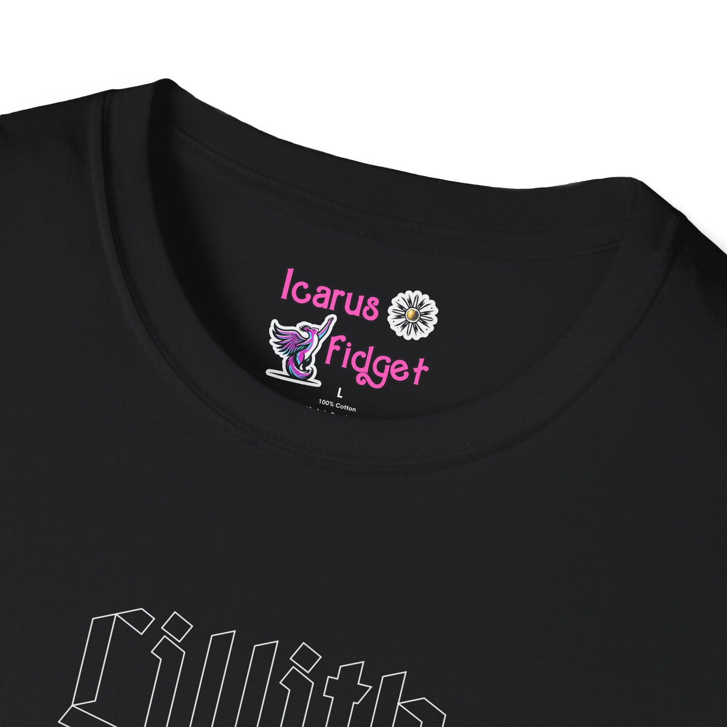 Lilith Crow Shirt, Occult Feminine Power Tee, Gothic Name Print with Raven Spirit Animal