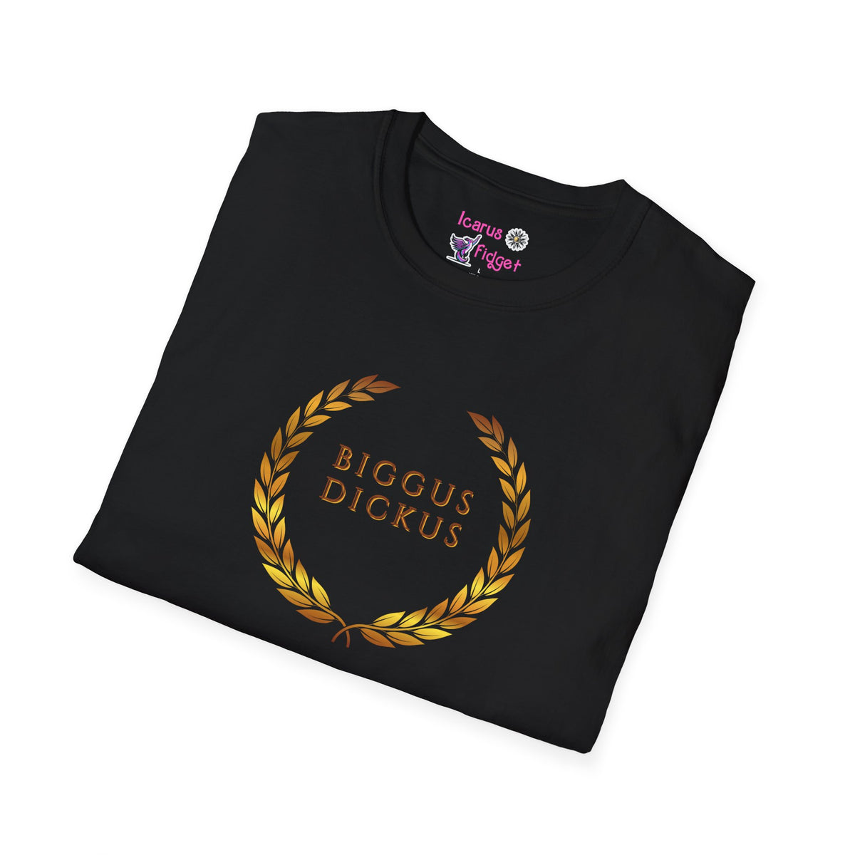 Biggus Dickus Laurel Wreath T-Shirt | Roman Satire Comedy Tee