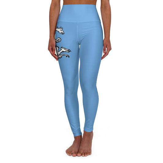 LIGHT BLUE -  Endless Productions High waste full length leggings