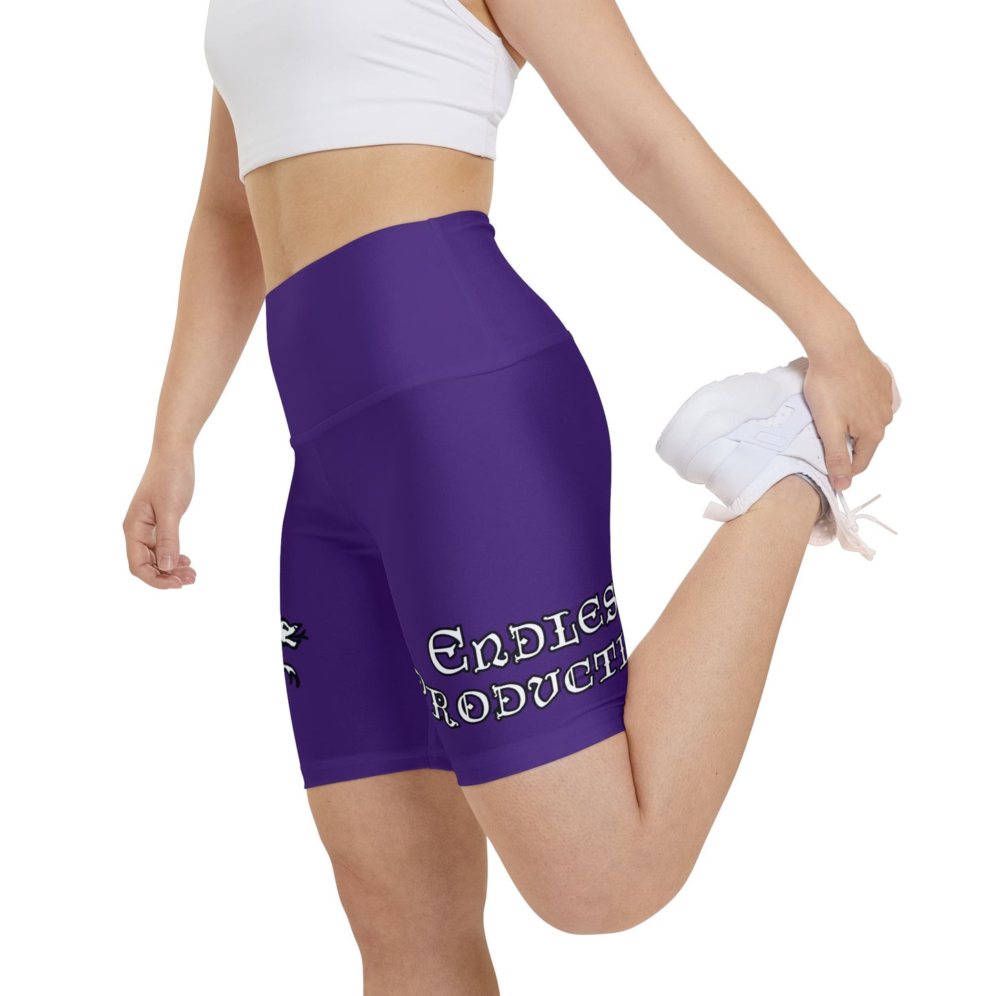 PURPLE - Endless Productions Bike Shorts