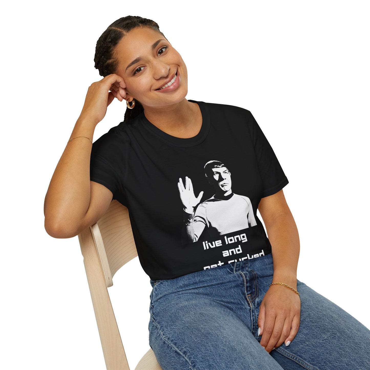 Space Logic Rebel Shirt, Snarky Sci-Fi Inspired Tee, Parody Graphic Bold Exit Line
