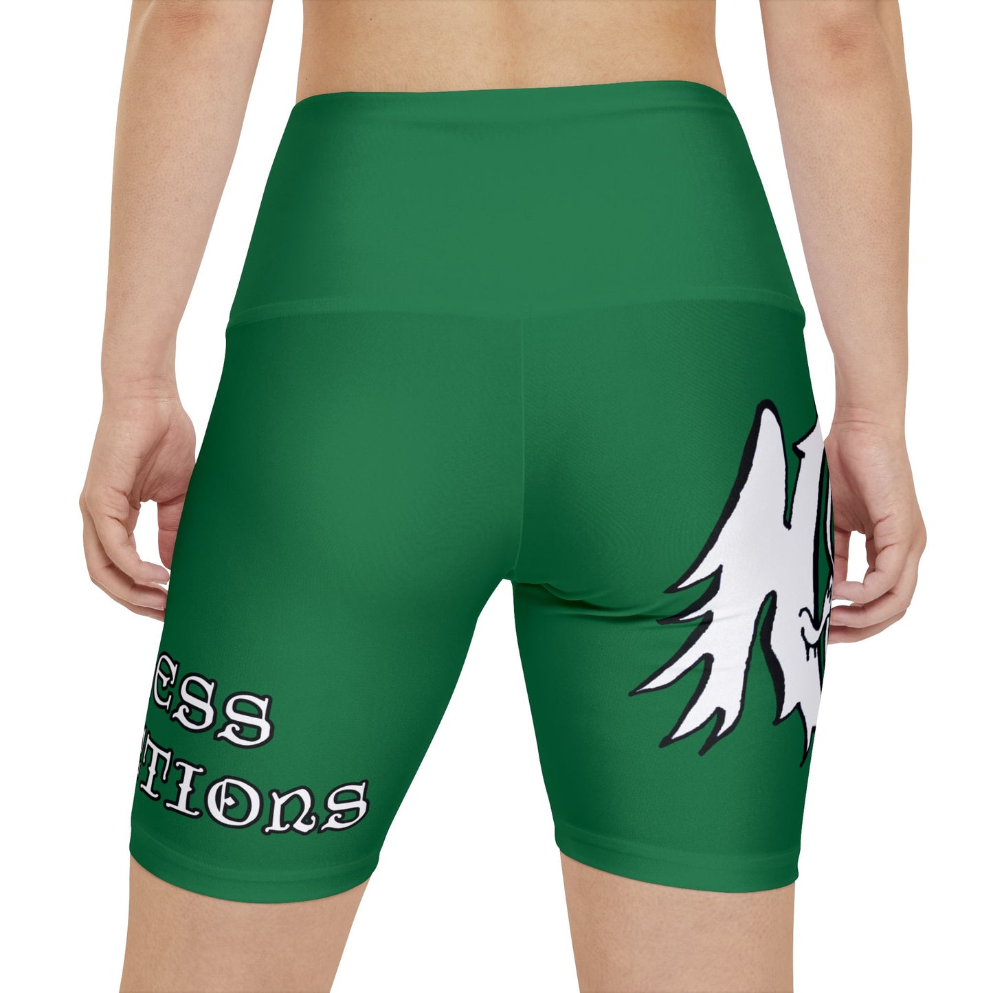 DARK GREEN - Endless Productions Bike Shorts